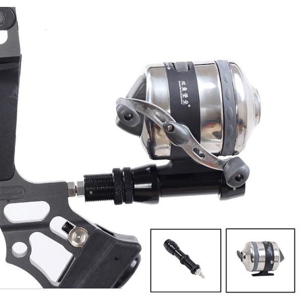 

compound bow fishing accessorice reel + connector outdoor archery hunting shooting baitcasting reels
