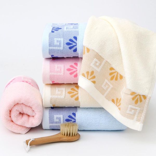 

towel cotton cut-off jacquard 75x35cm washcloth beach