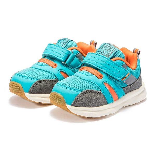 

children casual shoes fashionable net breathable boy girl soft sole sports sneakers baby, Black;red