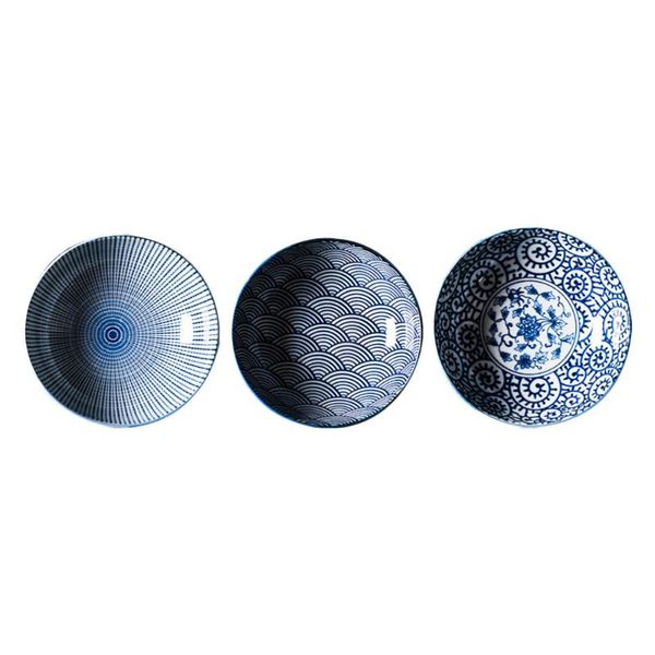 

dishes & plates 3 pcs ceramic sauce hand painted saucers practical relish