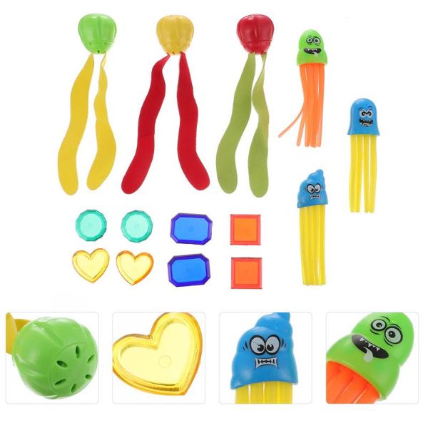

pool & accessories 14pcs swimming sinking toys kids summer diving set fun plaything