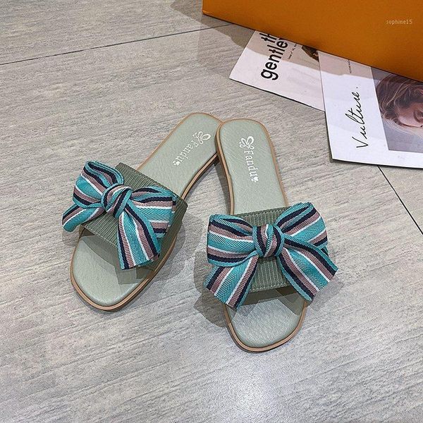 

style stylish and versatile bow slippers for ladies1, Black