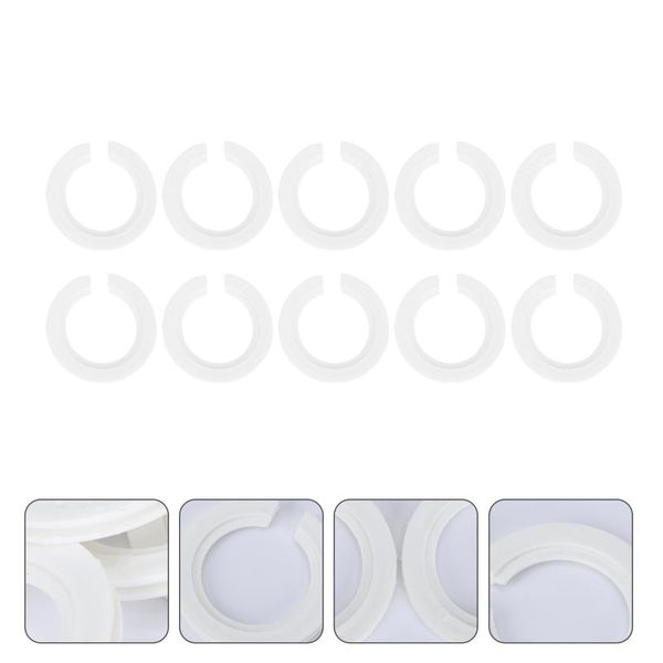 

lamp covers & shades 10pcs e27 e14 lampshade retaining rings professional accessories white