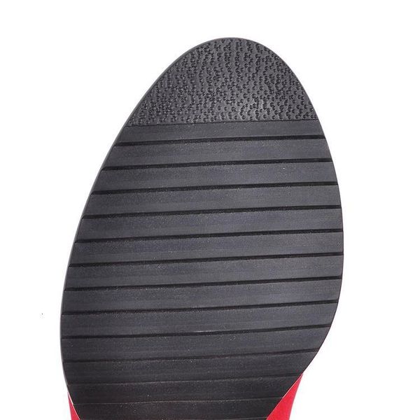 

boots female thick heel high heels women shoes zipper stars short booty ankle zapatos mujer botas winter warm big size 12 91 dy3p, Black