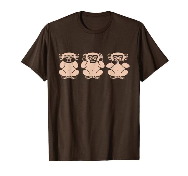 

See no evil,hear no evil,speak no evil T-Shirt.Three Monkeys, Mainly pictures