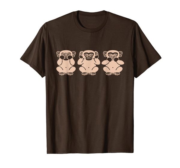 

See no evil,hear no evil,speak no evil T-Shirt.Three Monkeys, Mainly pictures