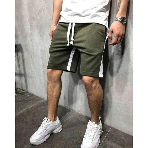 

men's sports shorts with drawstring design refreshing convenient and comfortable suitable for daily travel and various sports workout, White;black