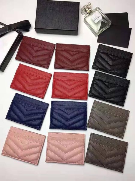 

card holders brand arrival women's genuine leather holder fashion lady id business high quality, Brown;gray