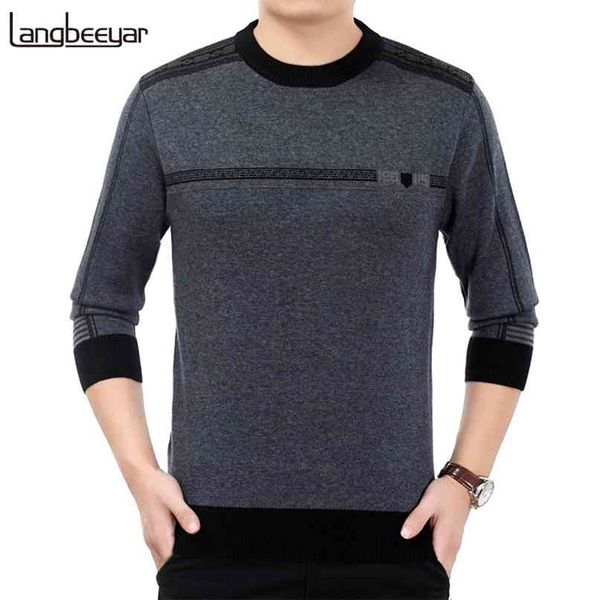 

fashion brand sweater for mens pullovers thick slim fit jumpers knitwear wool autumn korean style casual mens clothes 210820, White;black