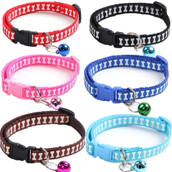 

dog collars & leashes cat collar with bell camo camouflage printed neck strap polyester adjustable puppy animal leash safety supplies