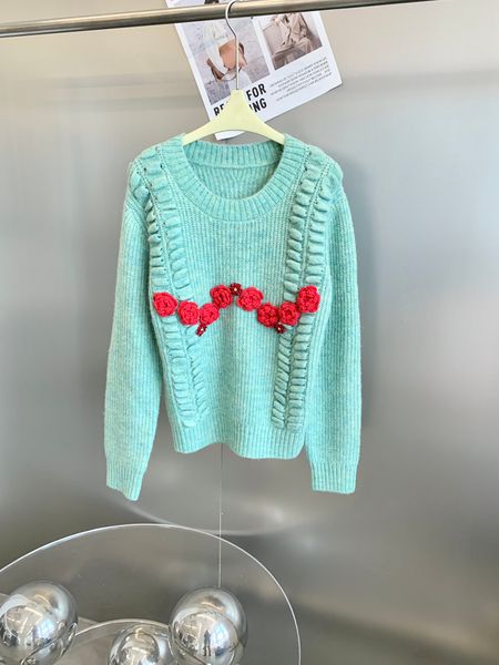

little safflower green sweater set, White