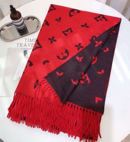 

wholesale-men and women wool scarf luxury scarf letter design style autumn and winter scarf shawl 180x70cm echarpe cachecol sciarpa the new, Blue;gray