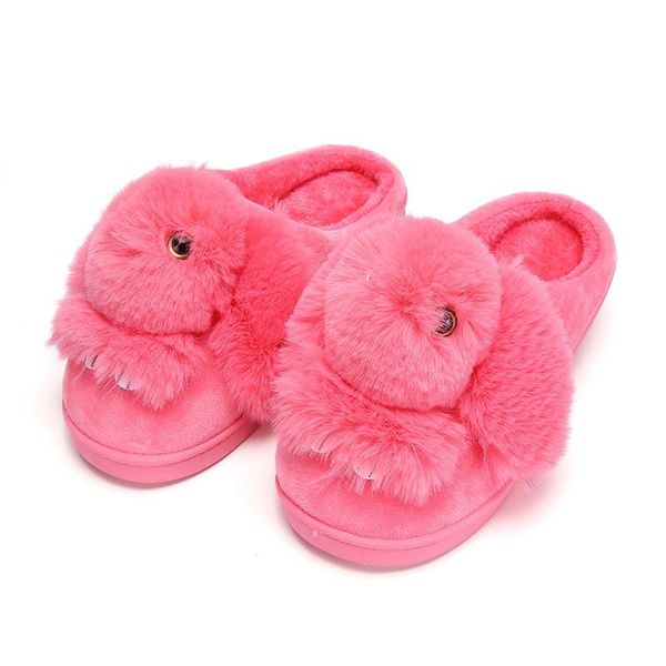 

slippers winter women casual cartoon cotton home shoes thickened wearable joker indoor warm, Black