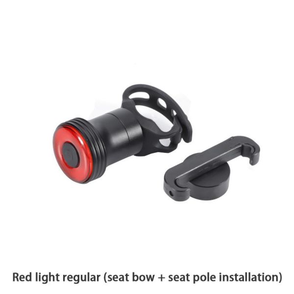 

bike lights smart mtb brake rear light auto sensing rainproof led cycling taillight usb rechargeable road bicycle tail