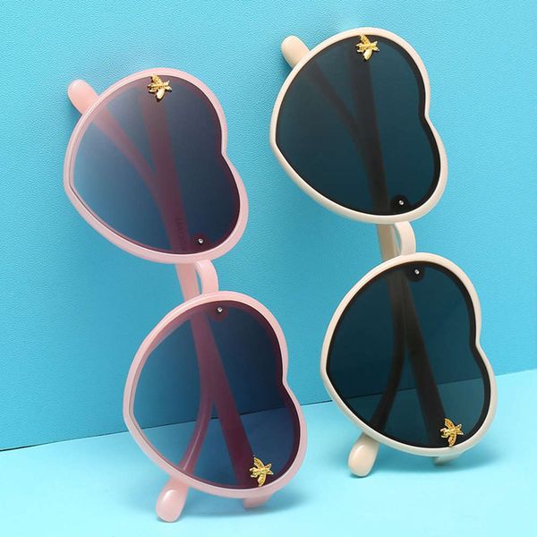 

sunglasses fashion love baby men's and women's ultraviolet children's personality sunglasses, Blue