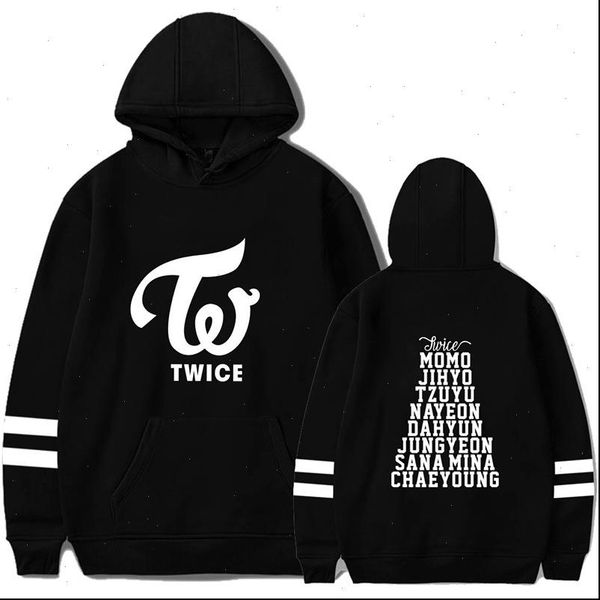 

dropshipping twice same student womens hoodie men and clothes teens, Black