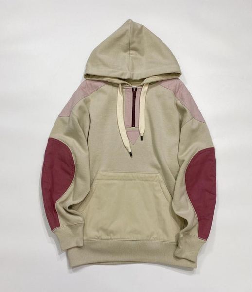 

women color patchwork hoodies fashion lady cotton hooded sweatshirts with pocket female pullover sport jumper 2021 women's &, Black