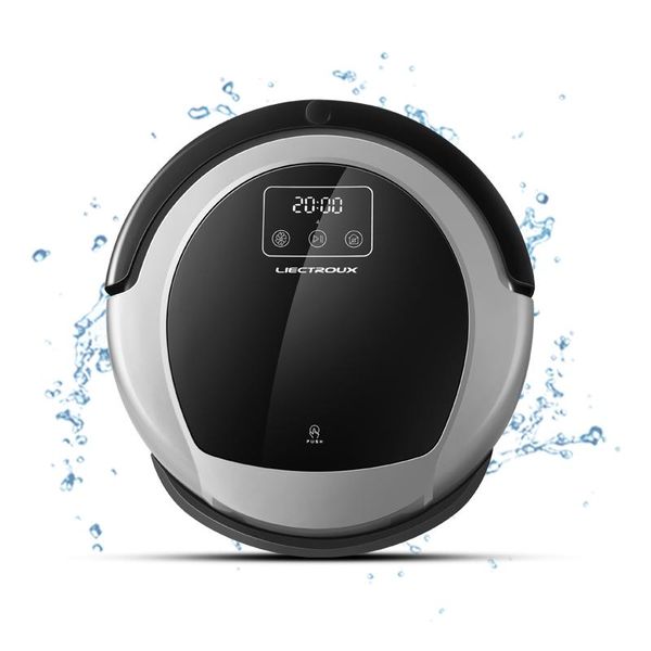 

intelligent robotic vacuum cleaner b6009, 2d map & gyroscope navigation,memory,low repetition,virtual ,uv lamp,water tank cleaners