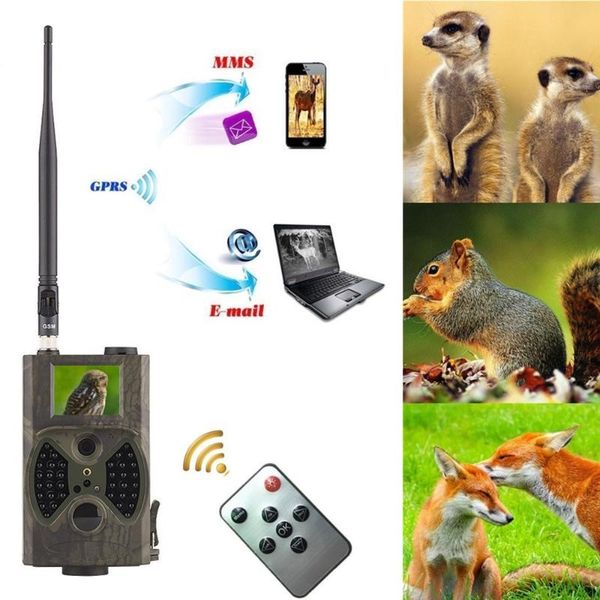 

hunting cameras gsm mms gprs trail camera hc 300m suntek with 940nm night vision leds infrared outdoor for wireless cam
