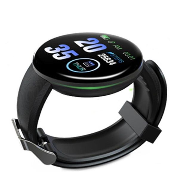 

smart wristbands d18 fitness bracelet band with measuring pressure pulse meter sport activity tracker watch wristband