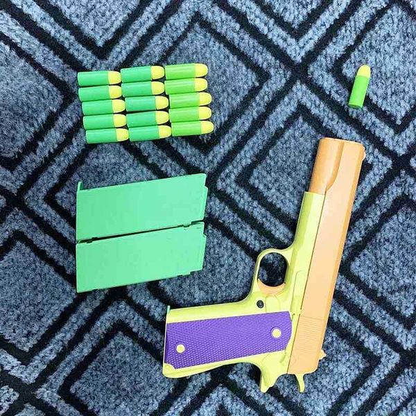 

children's toy semi-automatic soft bullet simulation colt desert eagle boy battle