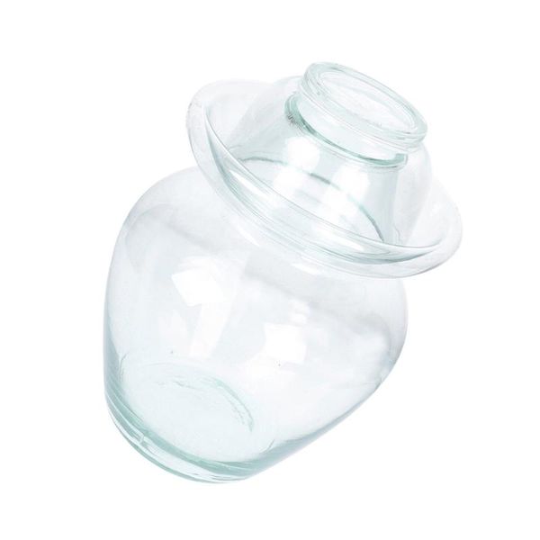

storage bottles & jars 1pc large capacity pickle vegetable jar sealed glass food can for kitchen
