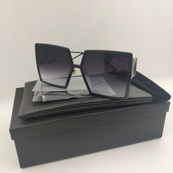 

2020 montaigne sunglasses women brand colored black square sunglasses women futuristic retro fashion sun glasses rectangular men 30montaigne, White;black