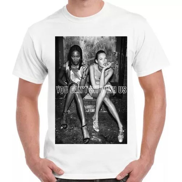 

you cant sit with us girls naomi kate cool gift retro t shirt 2339, White;black