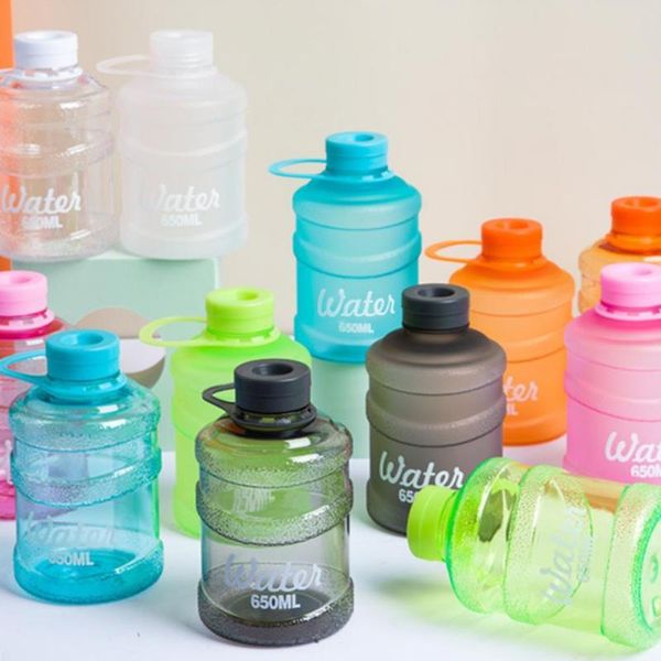 

water bottle long lifespan 650ml food-grade students sports cup pc safe for home