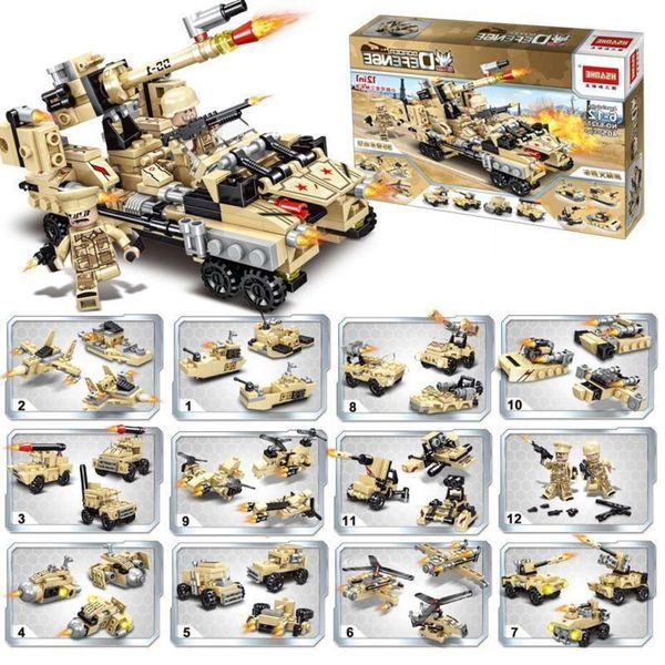 

assembled toys compatible with lego assembled building blocks, 9 in 1 small particle children's educational toys for urban rescue fire
