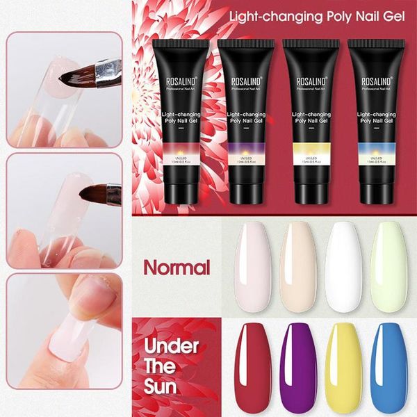 

nail gel thickening solution set healthy non-toxic polish glue, Red;pink