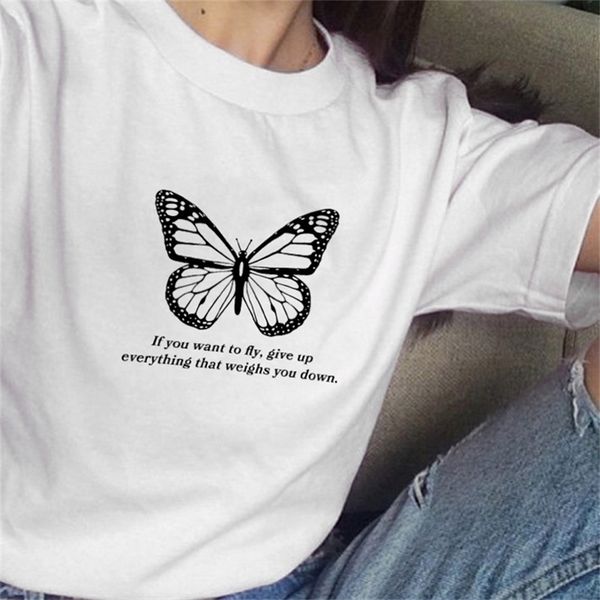 

if you want to fly give up everything that weighs down inspirational quotes t-shirt butterfly shirt 210512, White