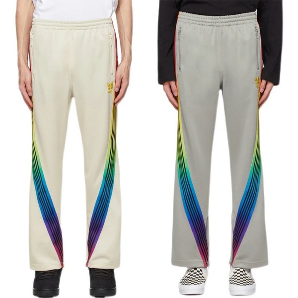 

sweatpants men women 1 quality jogger striped trousers embroidery pants, Black