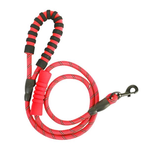 

running neck anti lost strong slip rope reflective multifunction outdoor walking durable leash portable practical for dogs dog collars & lea