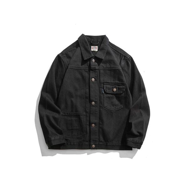 

men's jackets jacket casual solid color lapel long sleeve hand-made man's vintage super heavy wool casual stylish jacket 4nc4, Black;brown