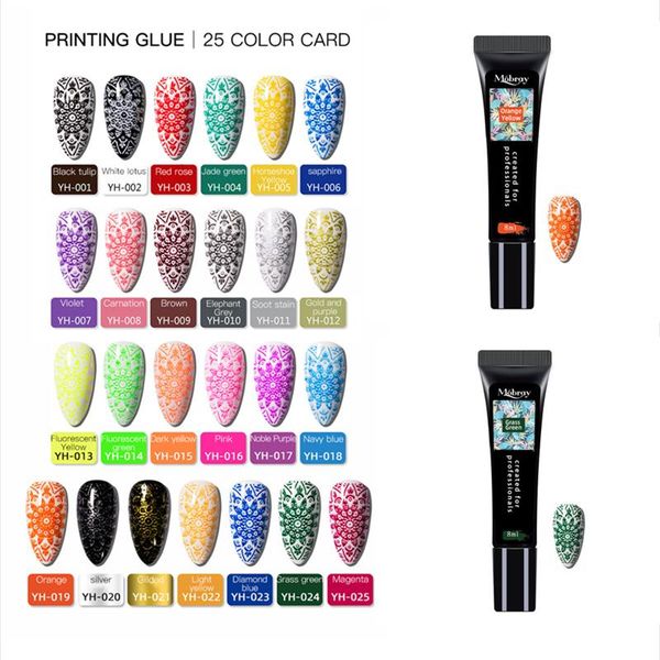 

nail gel art varnishes potherapy glue rose gold 25 colors glitter soak off uv led polish, Red;pink