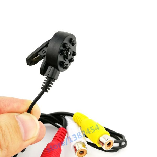 

cameras micro mini camera analog with 8pcs 940nm ir leds night vision indoor cctv video audio