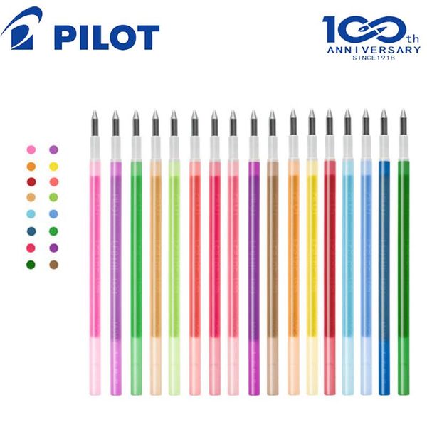 

japan pilot 0.38mm color erasable refill lfbtrf12uf multifunctional frixion temperature control refills, Black;red