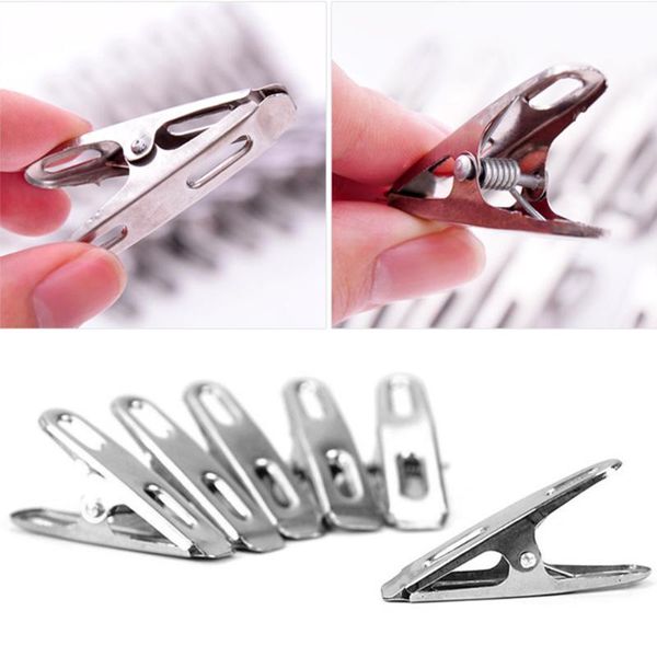 

clothing & wardrobe storage 20pcs shop stainless steel small clip spring loaded ultra strong household laundry clothes peg rustproof travel