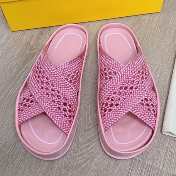 

slippers casual fashion solid round toe summer brand design flats women shoes collections slip-on female, Black