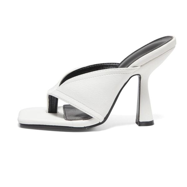 

sandals 2021 women classics white high heels ladies fashion slip on thin party, Black