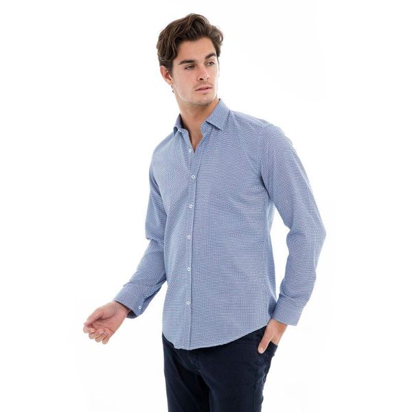 

buratti long-sleeve shirt male 50111 men's casual shirts, White;black