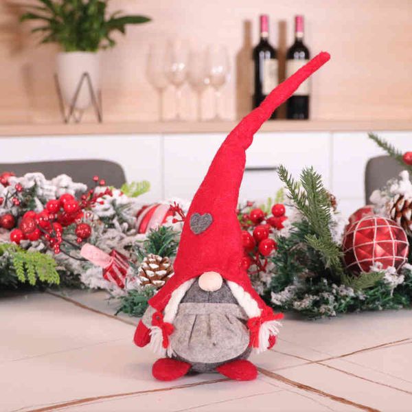 

christmas decorative santa claus supplies ornaments faceless doll creative gifts