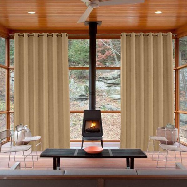 

curtain & drapes kante grommet valance polyester cotton drape panels blackout for bedroom window (1 panel) drapifytex