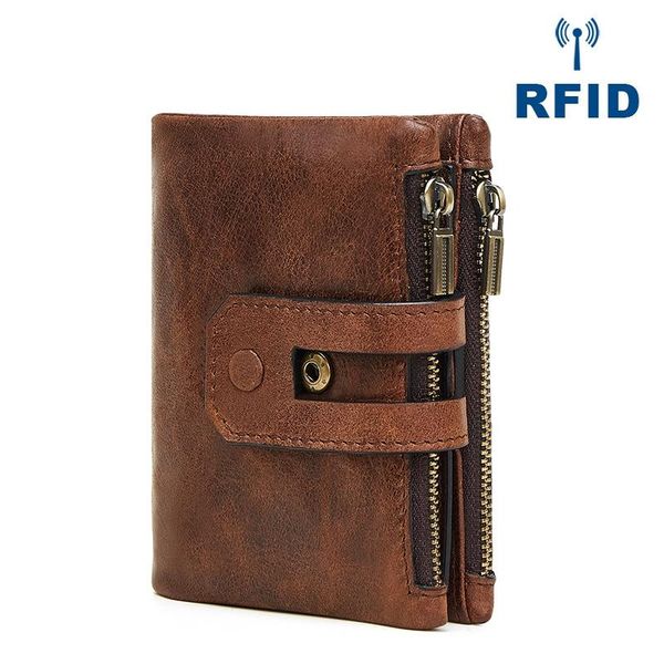 

wallets short men leather male purse card holder wallet fashion man zipper coin bag, Red;black