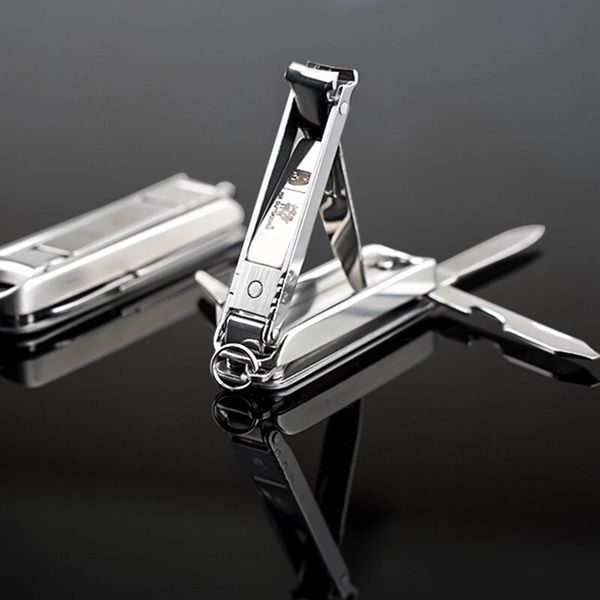 

hx outdoors edc-034l-pretty multifunction nail clippers field survival stainless steel protable scissors slotted screwdriver blade opener fo