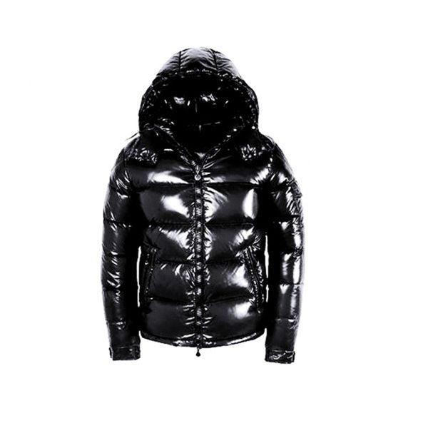 

Men's Hoodie, NFC warm casual coat, detachable hat, white duck down filler, Black