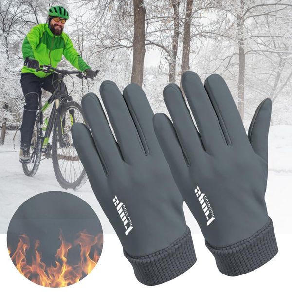 

cords, slings and webbing winter warm gloves touch screen outdoor cycling mittens