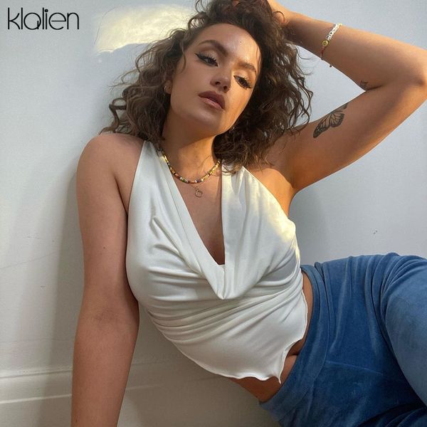 

tanks summer v neck solid black white slim female tank 2021 new simple casual street office lady wild basic vest