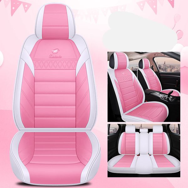 

21 year car seat covers full set for sedan suv durable leather universal five seats set cushion mats for 5 seat seater car fashion spring an